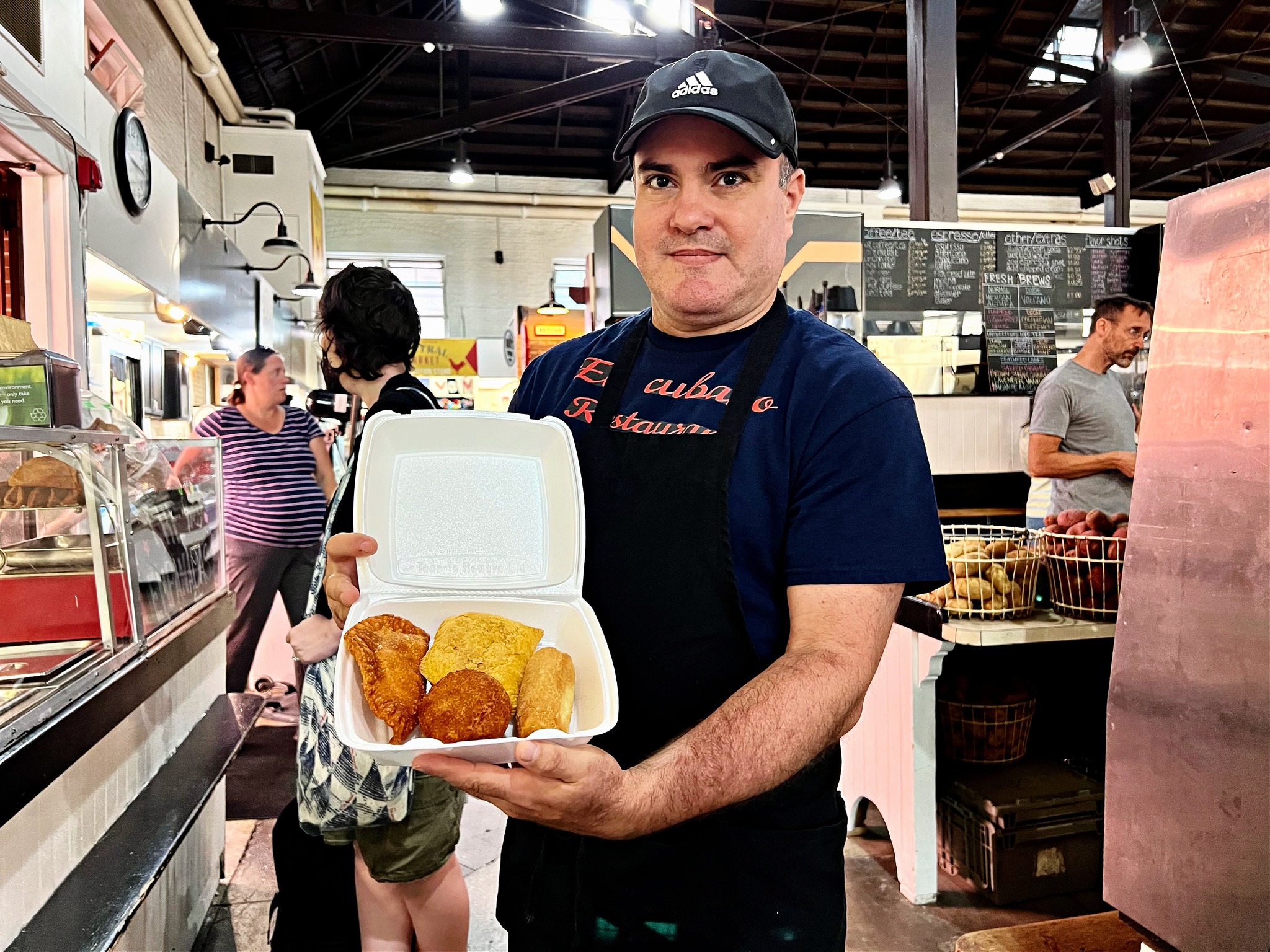 306939347_10151850028184984_4744767185225091289_n Havana Juice</p>
<p>Rene Diaz at Havana Juice offers freshly pressed sugar cane juice – a natural, unprocessed option for anyone in need of a sweet treat. Squeezed directly from the stalk into your glass, sugar cane juice boasts a number of health benefits, one of which is a low glycemic index. Pair a glass with the stand’s famous Cuban sandwich made with ingredients from right here inside Market, and you’ve got yourself a delicious lunch.