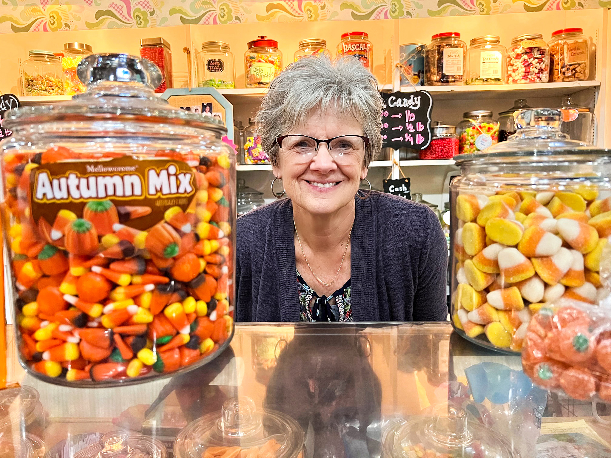 306968879_10151870584709984_3828412074298956633_n The Candy Stand</p>
<p>The Candy Stand here at Market is owned and operated by Ann and Richard Miller. Your visit will be met with a warm smile from Ann, along with an abundant selection of candies sure to satisfy even the most serious of sweet teeth. Favorites include Groff, Fitzkee, and Wilbur chocolates, along with fruit slices, rainbow coconut strips, and Asher’s Turkish paste. Swing by for a sweet treat!