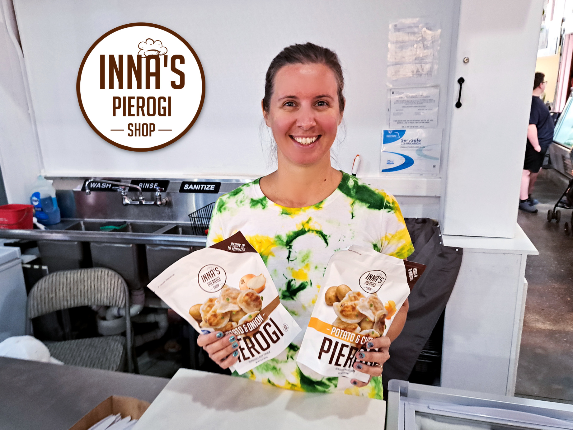 312622434_10151870578199984_6521920662071829603_n Inna's Pierogi Shop</p>
<p>Pierogi from Inna's Pierogi Shop are non-GMO and made with organic ingredients wherever possible! Our dough is made with organic oat milk made fresh at our shop , so there's no dairy in the dough. That's right. Our dough is vegan! We know what's inside counts, too, so we peel fresh potatoes, cut and sauté fresh vegetables, and source the very best protein from our local butcher for our various fillings. Simply said, we don't just make comfort food pierogi but healthy comfort food pierogi!