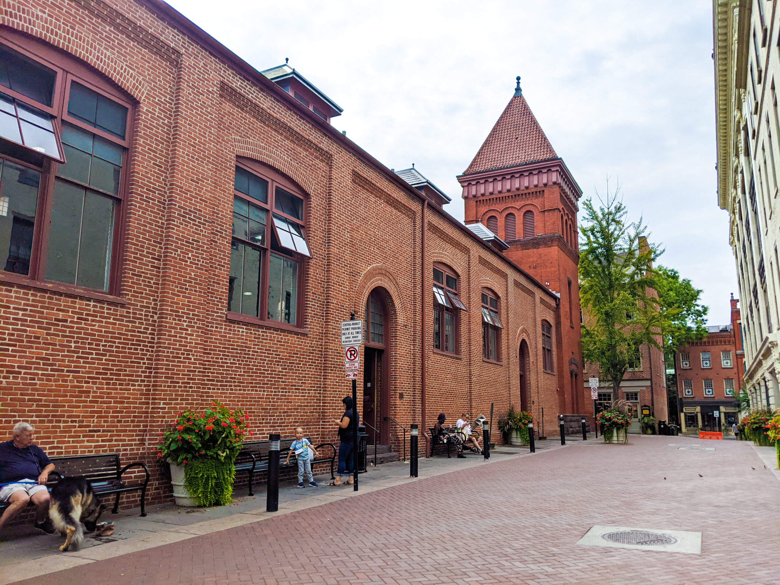 Outside Lancaster Central Market - America's Oldest Continually Running Farmer's Market in Lancaster, PA
